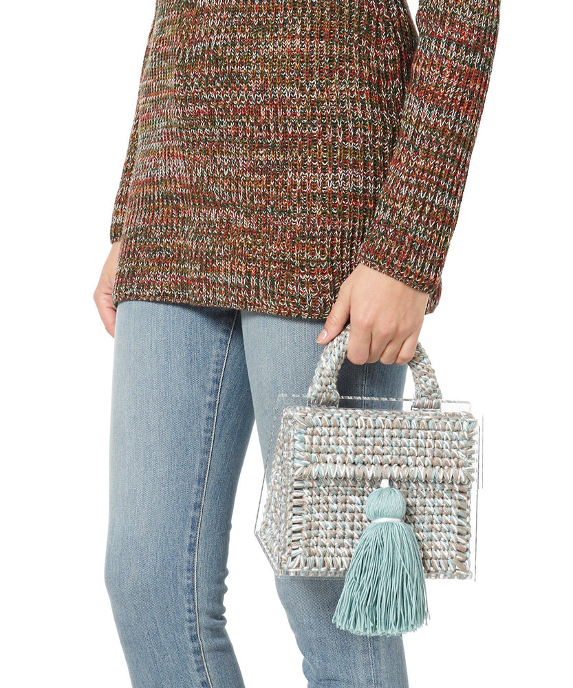 MINT BATH COPACABANA TOP HANDLE BAG - THE BOX BOUTIQUE