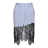 SCULLY SKIRT WITH LACE - THE BOX BOUTIQUE