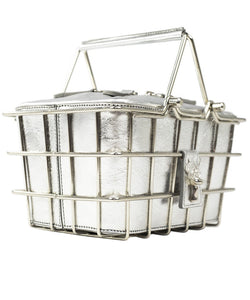 SILVER CAROLINE MINI BAG - THE BOX BOUTIQUE