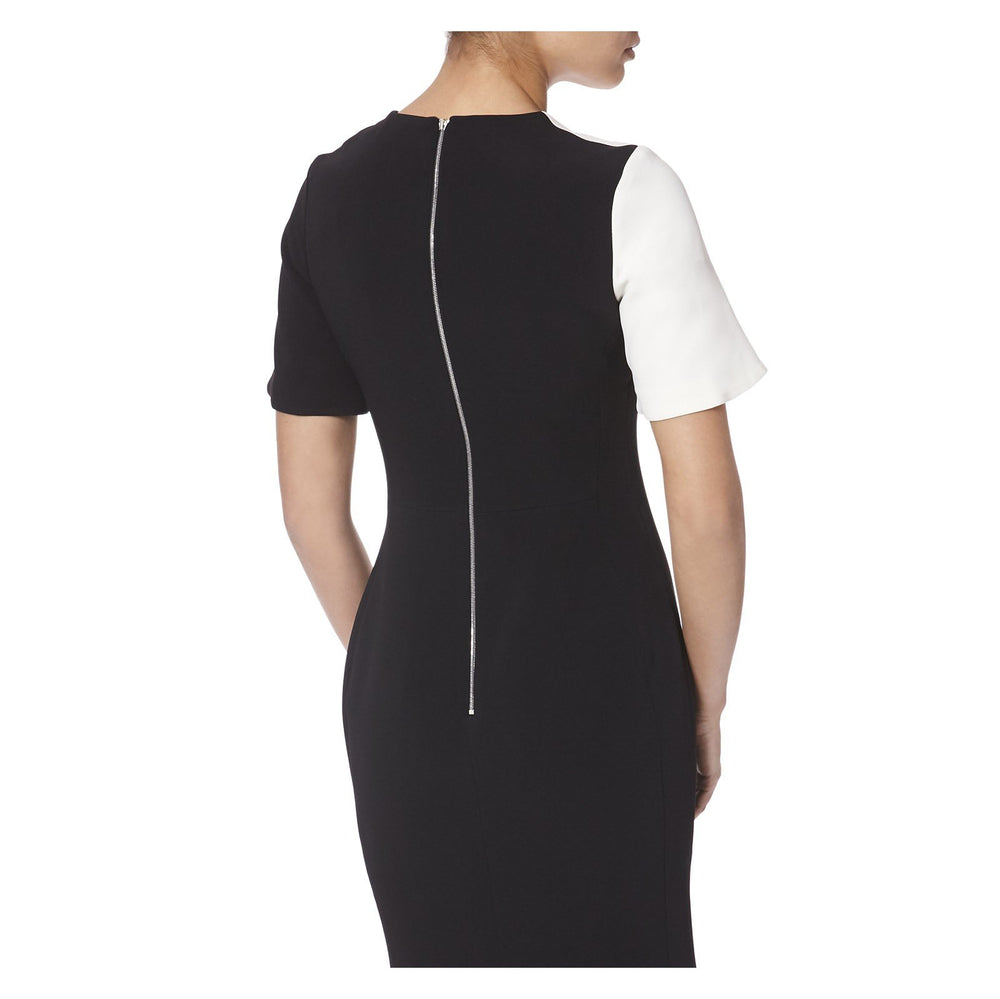 ZIP DETAIL FIT AND FLARE MIDI DRESS - THE BOX BOUTIQUE
