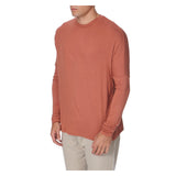 ESSENTIAL LONG SLEEVE TEE RUST - THE BOX BOUTIQUE