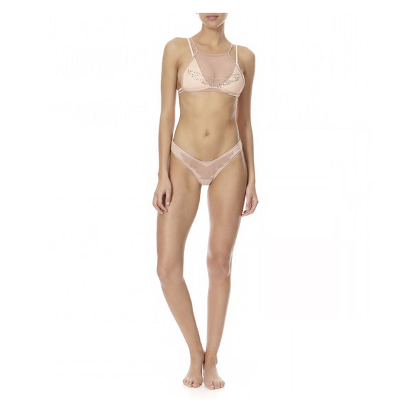 RESTRAINT TOP IN COCOA - THE BOX BOUTIQUE