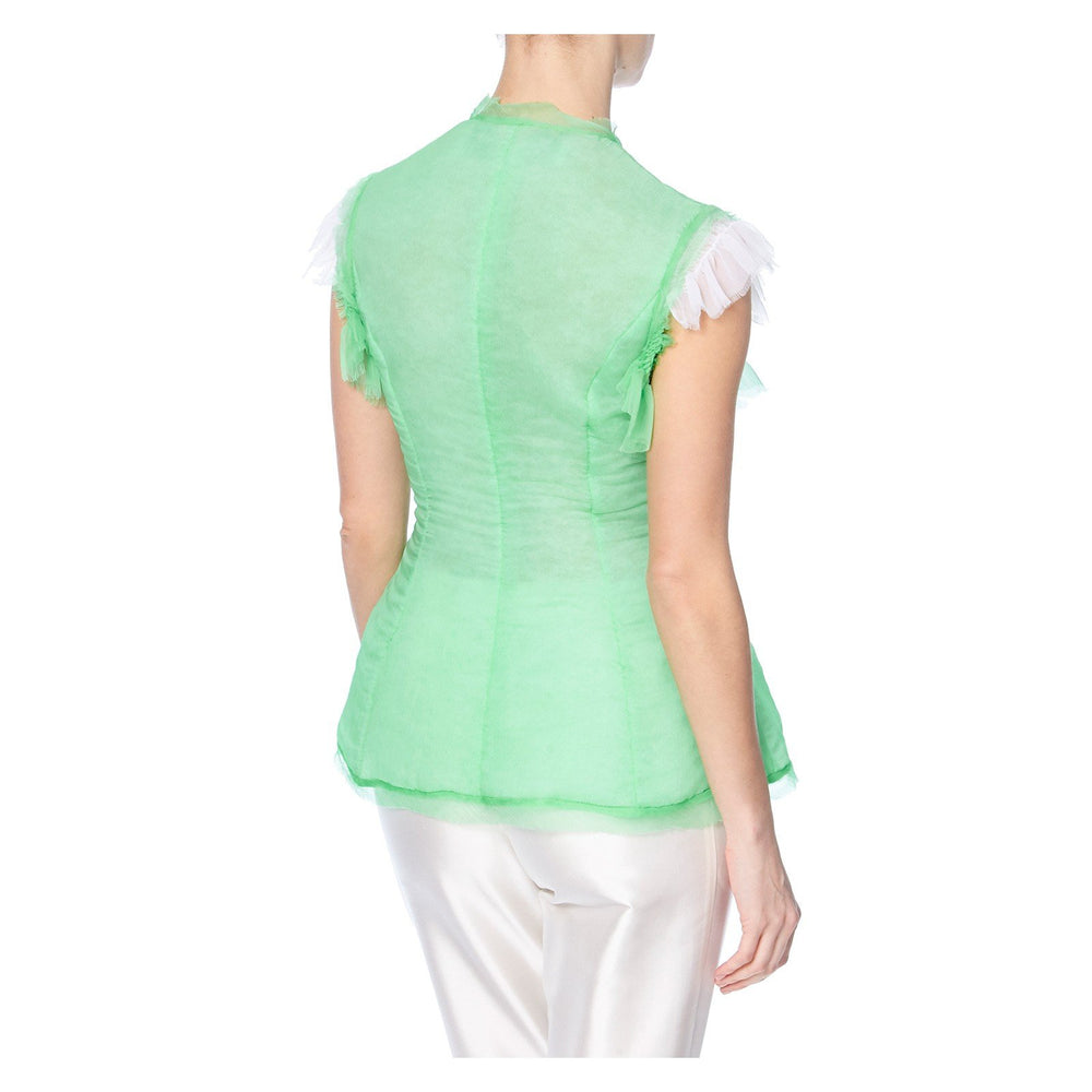 EVITA FITTED RUFFLE SLEEVE JACKET - THE BOX BOUTIQUE