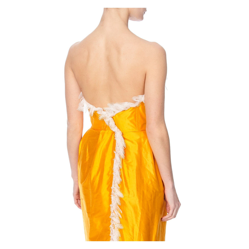 ELSIE CORSET LACE TRIM DRESS - THE BOX BOUTIQUE