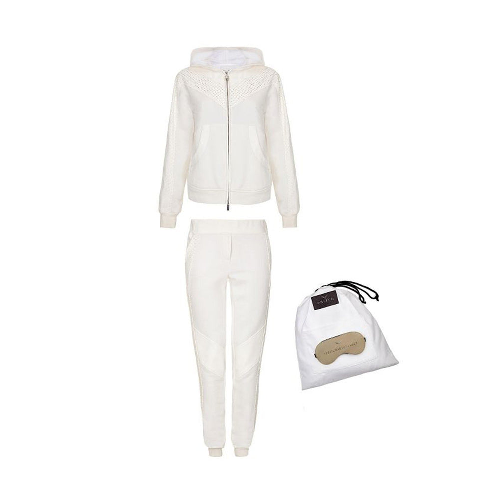 JET SETTER TRAVEL SET IN WHITE - THE BOX BOUTIQUE