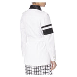 SAFARI JACKET IN WHITE DENIM - THE BOX BOUTIQUE