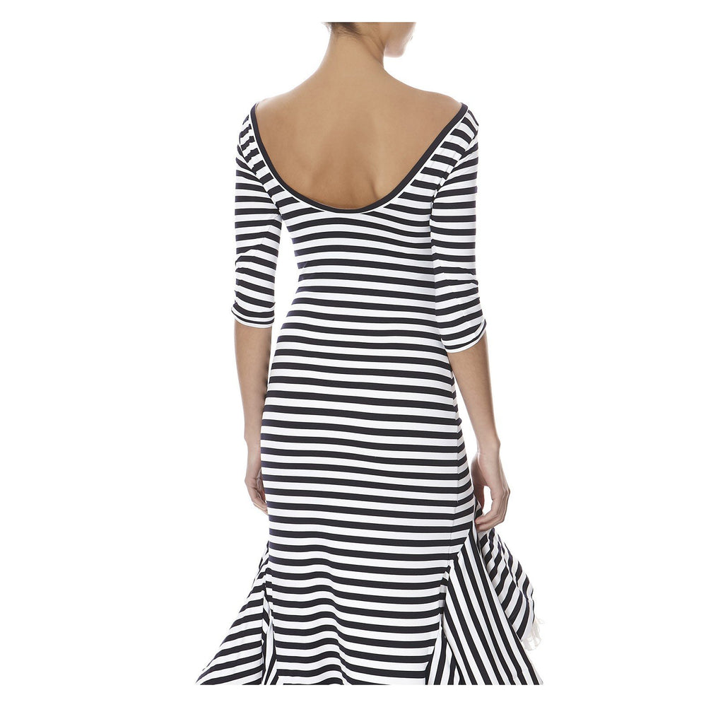 STRIPED JERSEY MAXI DRESS - THE BOX BOUTIQUE