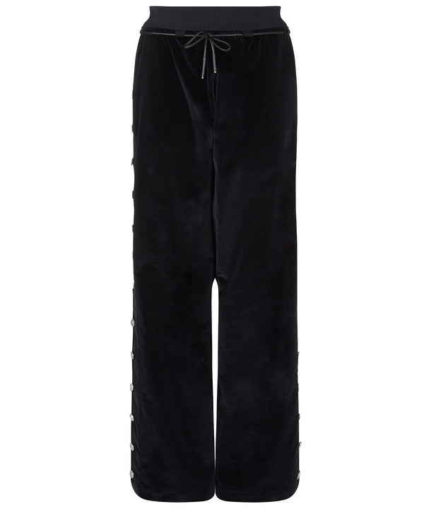 TROUSERS WITH SIDE BUTTONS IN BLACK - THE BOX BOUTIQUE
