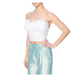EVE RUFFLE TRIM BUSTIER - THE BOX BOUTIQUE