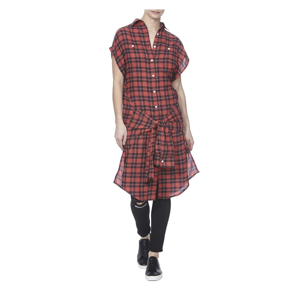 WRAP FRONT SHIRT DRESS - THE BOX BOUTIQUE