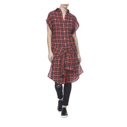 WRAP FRONT SHIRT DRESS - THE BOX BOUTIQUE