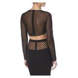 SHEER CROP TOP - THE BOX BOUTIQUE