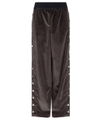 TROUSERS WITH SIDE BUTTONS IN GREY - THE BOX BOUTIQUE