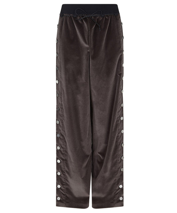 TROUSERS WITH SIDE BUTTONS IN GREY - THE BOX BOUTIQUE