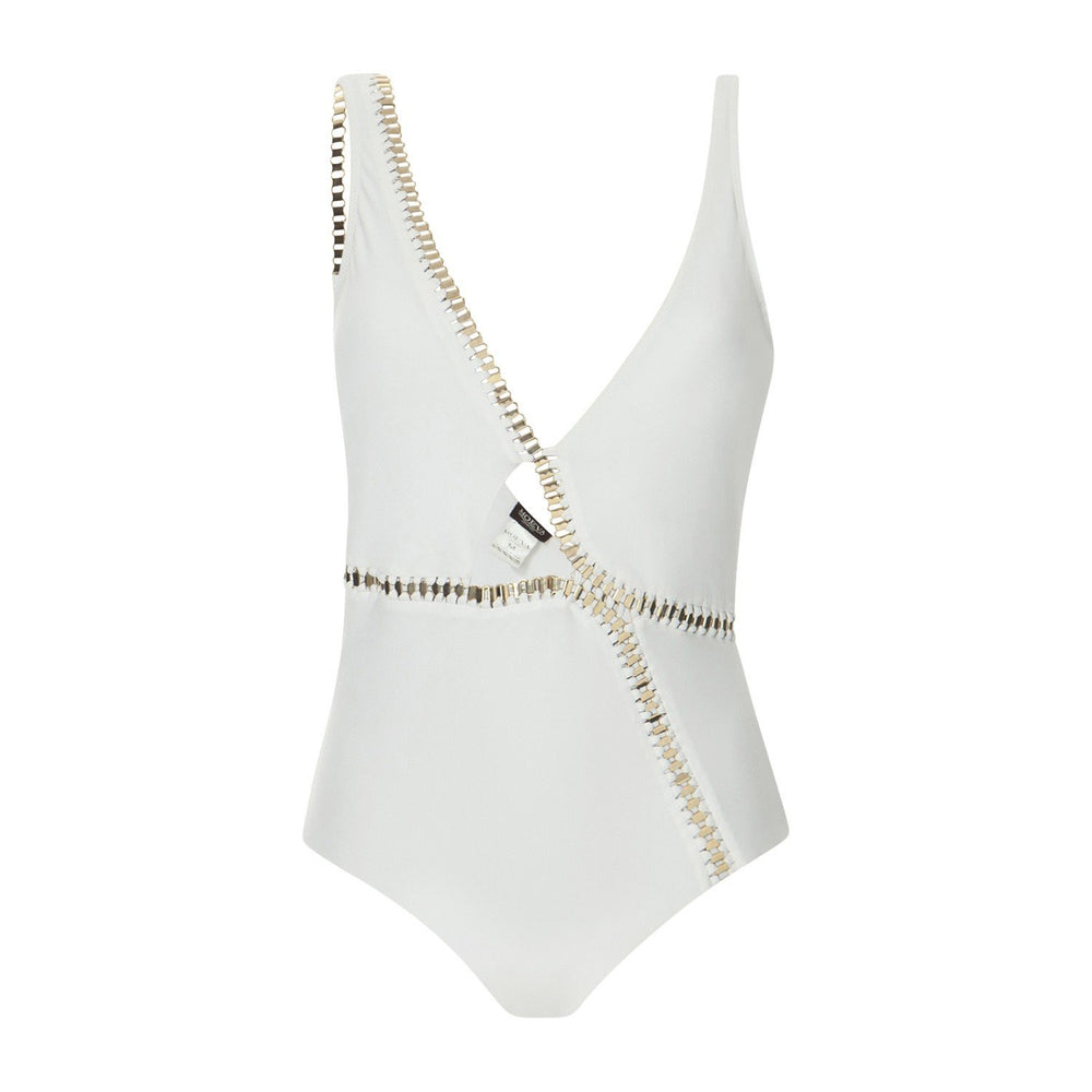 CLAIRE ONE PIECE IN WHITE - THE BOX BOUTIQUE