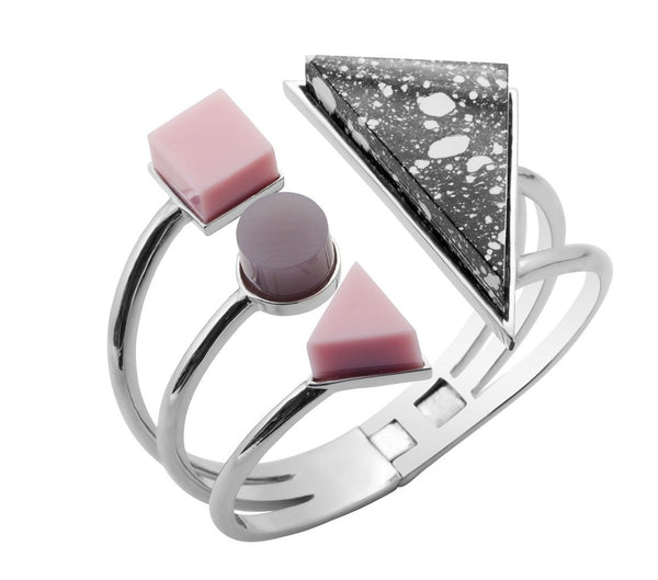 BTS6 BRACELET WITH GREY,PINK AND WHITE MARBLE - THE BOX BOUTIQUE
