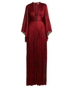CHARLIZE PLEATED GOWN - THE BOX BOUTIQUE