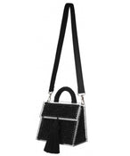 SPARKLY BLACK COPACABANA PURSE - THE BOX BOUTIQUE