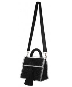 SPARKLY BLACK COPACABANA PURSE - THE BOX BOUTIQUE