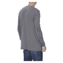 ESSENTIAL LONG SLEEVE TEE GREY - THE BOX BOUTIQUE