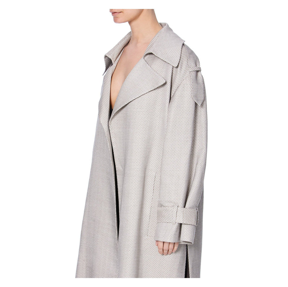 JACQUARD COAT - THE BOX BOUTIQUE