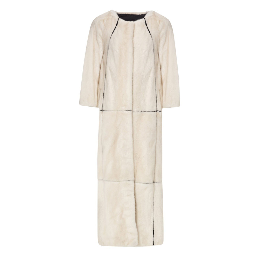 PA5H BEIGE MINK FUR COAT - THE BOX BOUTIQUE