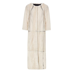 PA5H BEIGE MINK FUR COAT - THE BOX BOUTIQUE