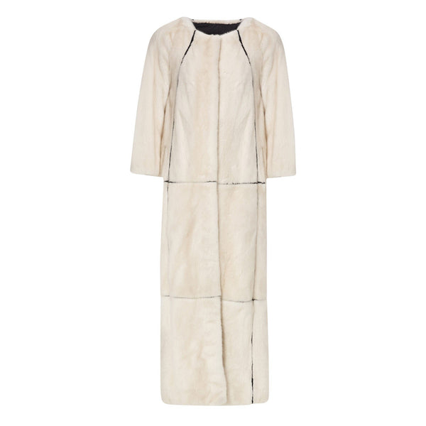 PA5H BEIGE MINK FUR COAT - THE BOX BOUTIQUE