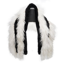DEVORAH SCARF IN WHITE - THE BOX BOUTIQUE