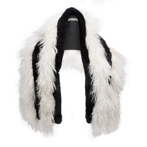 DEVORAH SCARF IN WHITE - THE BOX BOUTIQUE
