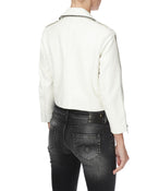 AVALON ZIP JACKET IN WHITE - THE BOX BOUTIQUE