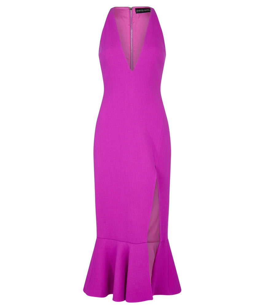 SIDE CUT FLOUNCE DRESS - THE BOX BOUTIQUE