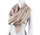 FIRA BEIGE SCARF - THE BOX BOUTIQUE