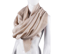 FIRA BEIGE SCARF - THE BOX BOUTIQUE