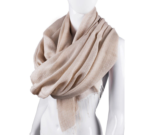 FIRA BEIGE SCARF - THE BOX BOUTIQUE
