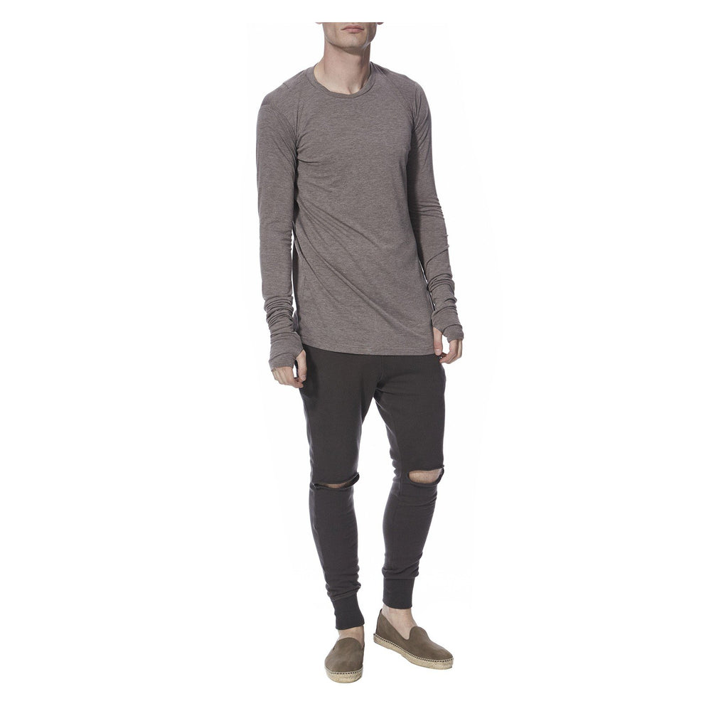 LONG SLEEVE TEE SHELL - THE BOX BOUTIQUE