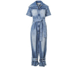 VINTAGE WASH DENIM JUMPSUIT - THE BOX BOUTIQUE