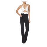 ZIG ZAG WAIST DETAIL JUMPSUIT - THE BOX BOUTIQUE