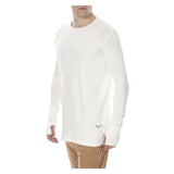 ESSENTIAL LONG SLEEVE TEE WHITE - THE BOX BOUTIQUE