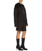 CONTRAST HOODIE IN BLACK - THE BOX BOUTIQUE