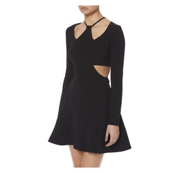 TRIANGLE CHEST AND WAIST CUTOUTS DRESS - THE BOX BOUTIQUE