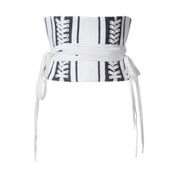 RILEY STRIPE CORSET BELT - THE BOX BOUTIQUE