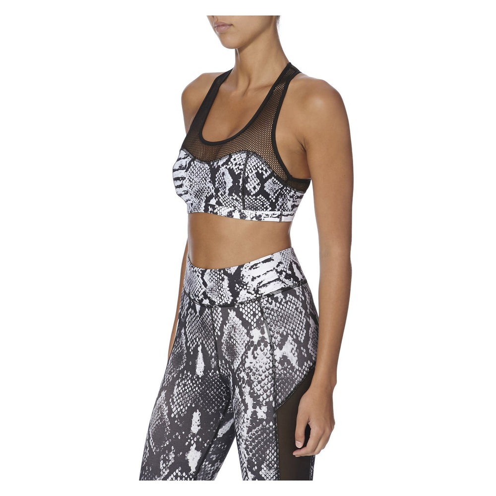 ANTIGRAVITY BRA-BLACK PYTHON - THE BOX BOUTIQUE