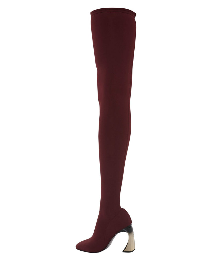 TOUJOURS LE TOUR BOOTS IN BURGUNDY - THE BOX BOUTIQUE