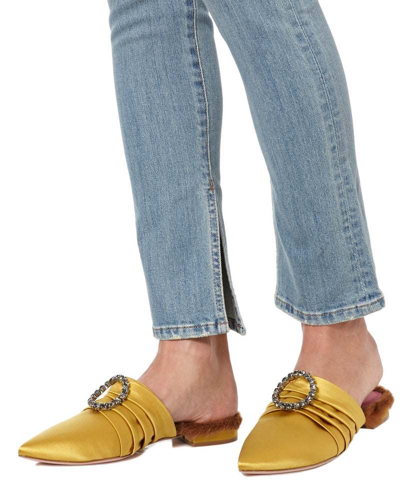EVA SATIN SLIDES - THE BOX BOUTIQUE