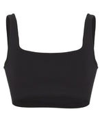 NOIR RIBBED BRA - THE BOX BOUTIQUE