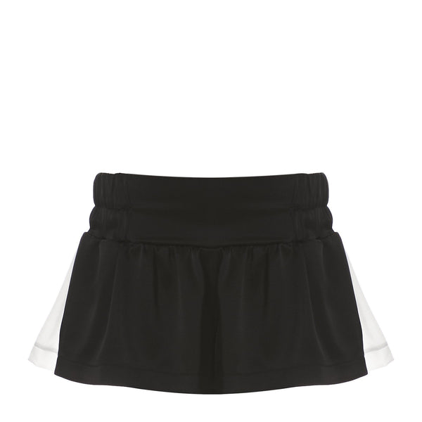 BOXING SATIN SHORTS BLACK - THE BOX BOUTIQUE