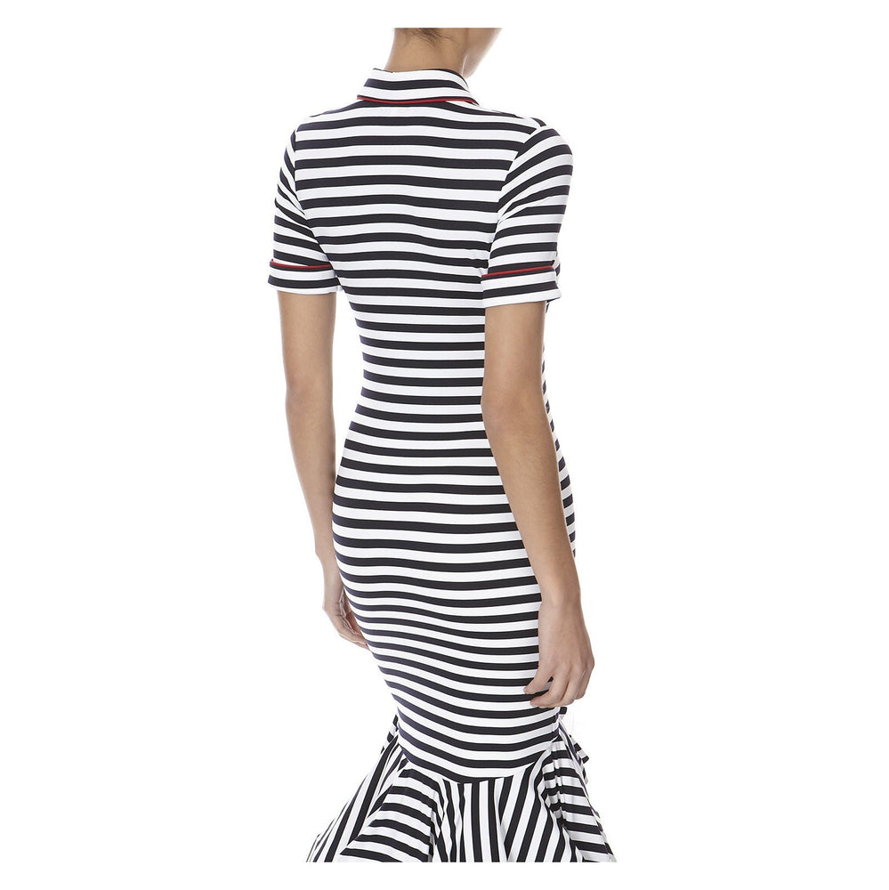 STRIPED JERSEY MIDI DRESS - THE BOX BOUTIQUE