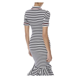 STRIPED JERSEY MIDI DRESS - THE BOX BOUTIQUE