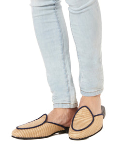 ANTIBES MULES IN BEIGE - THE BOX BOUTIQUE